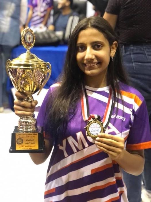 Congratulations!!! Zeina Mohamed for winning  a golden medal in the Alexandria Volleyball Championship